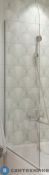 Шторка на ванну DIWO Кострома KS02-080TCR распашная, 80х135 (556019)