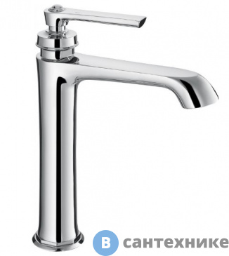 картинка Смеситель Cezares LIBERTY-F-LC-01-W0 для накладных раковин, без донного клапана, хром