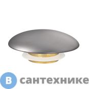 Накладка на слив для раковины ABBER AC0014MS серебряная матовая, керамика