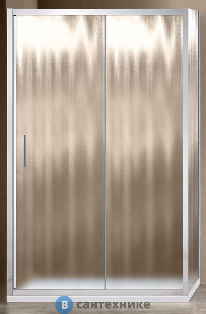 Душевой уголок Vincea Garda VSR-1G1016CH, 1600*1000, хром, стекло шиншилла, без поддона