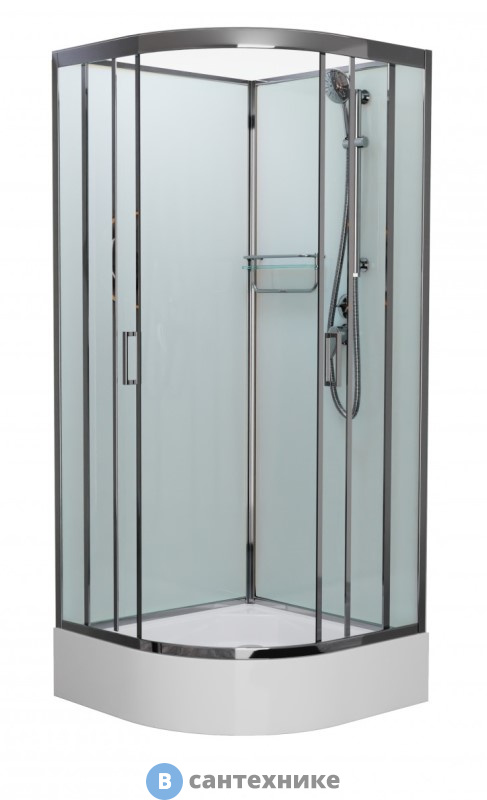 Душевая кабина Frank F400/1 Brilliant средний поддон б/к (без крыши)