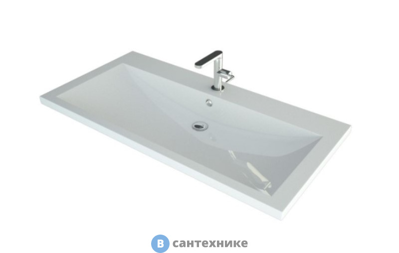 Раковина Art & MAX AM-LAV-1000-MR-A из искуственного мрамора