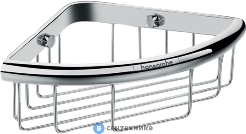 Мыльница Hansgrohe 41710000 Logis UA угловая и полочка