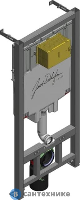 Инсталляция для унитаза Jacob Delafon E29025-NF 3/6 литра, в сборе, метал. крепления, ширина /50/