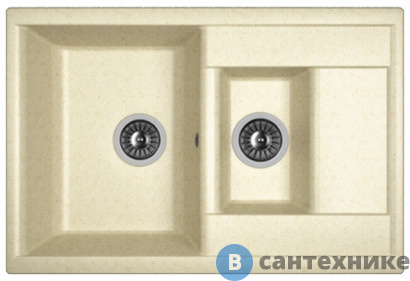 картинка Кухонная мойка Dr. Gans Астра 760 К, латте СМс (25.065.D0760.403)