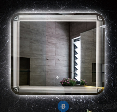 картинка Зеркало GAIR TURINO 800*700 ANTI STEAM