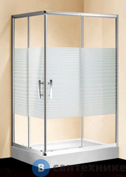 картинка Душевой уголок Primo 209 белые полосы (1200*900*1960)