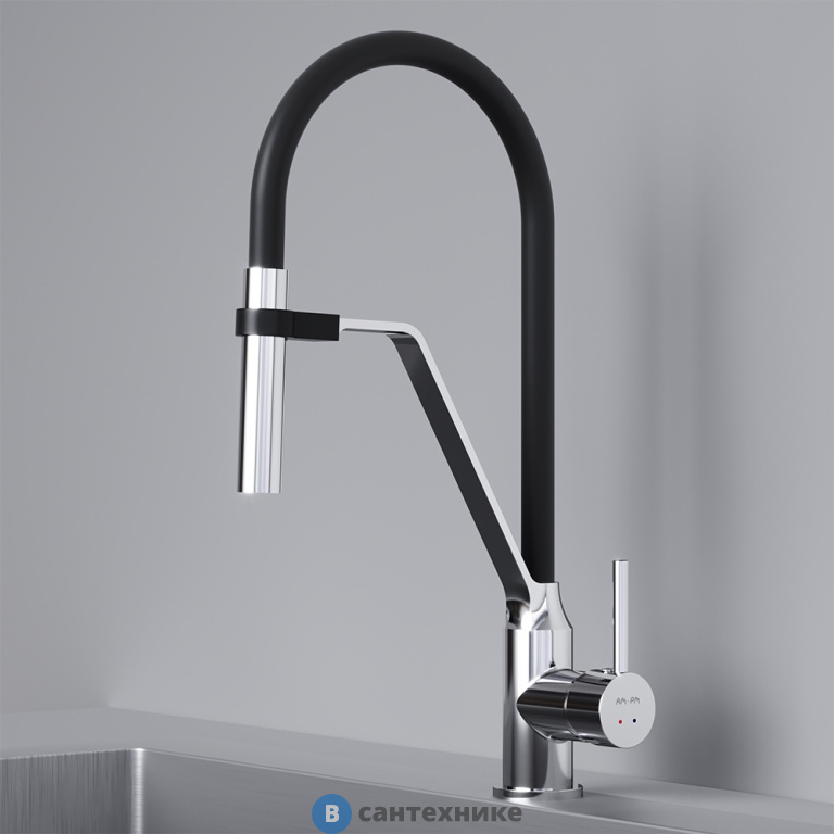 Смеситель AM.PM Like S F8013000 для кухни с гибким изливом