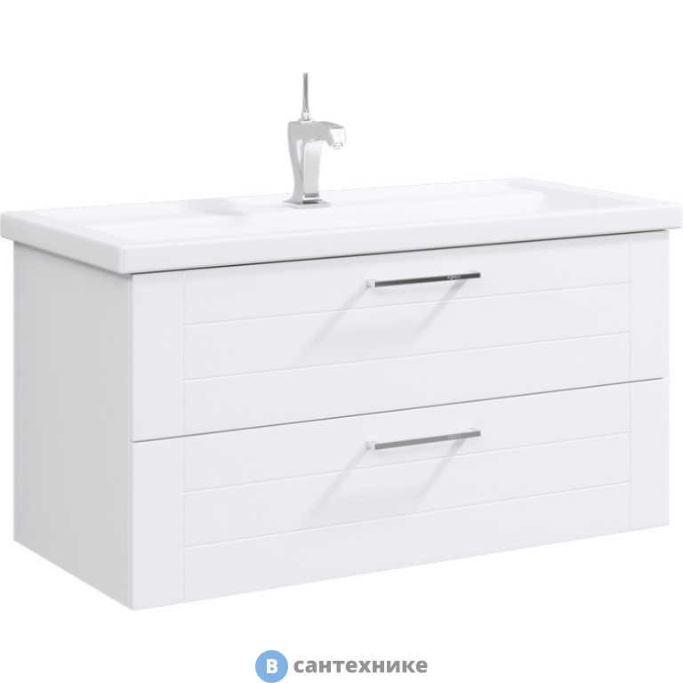 Тумба под раковину Aqwella MANCHESTER 101 MAN01102 (подвесная, белый)