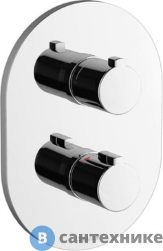 картинка Смеситель Ravak CR 064.00 термостатический Chrome без переключателем (X070095)