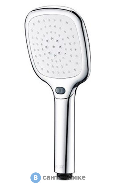 Лейка для душа WasserKRAFT A065 3-функциональная хромоникелевое покрытие, ABS-пластик