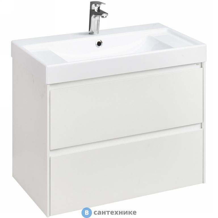 Тумба под раковину Roca ONA 78,5 A857630509 подвесная, белый матовый