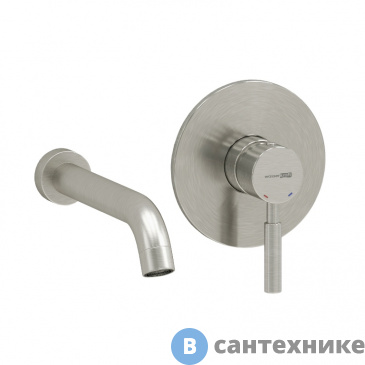 картинка Смеситель WasserKRAFT A42583 встраиваемый набор для раковины, никель