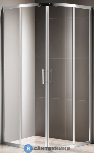 Душевой уголок Cezares MOMENTO-R-2-80-C-Cr (800x800x1950) без поддона