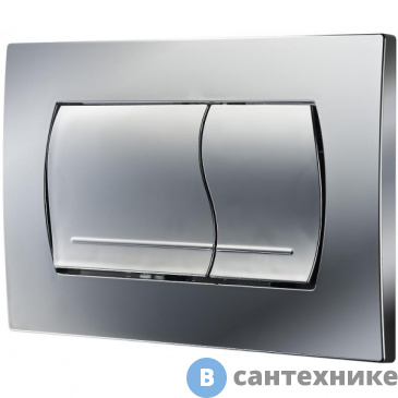 картинка Клавиша смыва Roca ACTIVE 52B 8901150B2 две кнопки, механическое, хром матовый