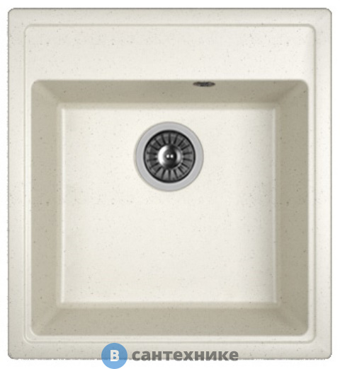 Кухонная мойка Dr. Gans Ника 470, белый СМс (25.070.B0470.401)