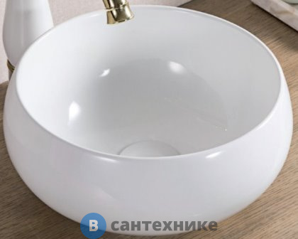Раковина BelBagno BB1114 накладная, керамическая, круглая 300x300x155