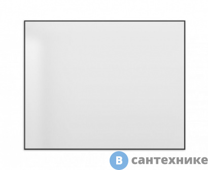 картинка Зеркало BelBagno SPC-AL-1000-800 Nero в алюминиевой раме, чёрный