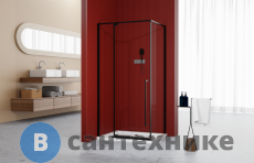 Душевое ограждение ESBANO ESA-108PS-B черный