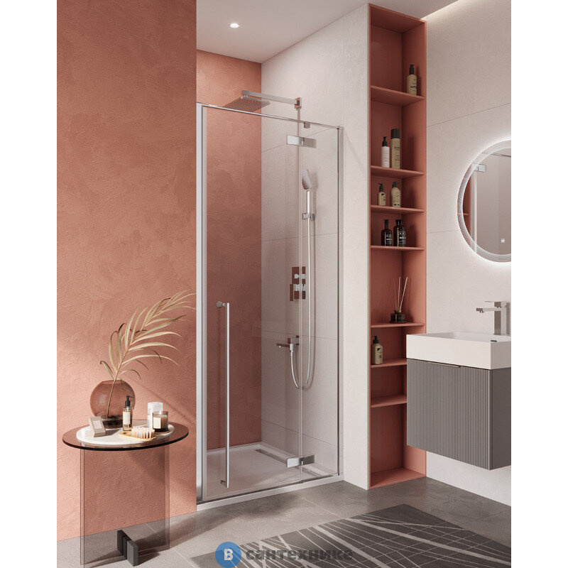 Душевая дверь CEZARES LINER-B-12-90-C-Cr-R без поддона