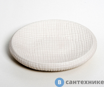 картинка Мыльница WasserKRAFT Dinkel K-4629 фарфор