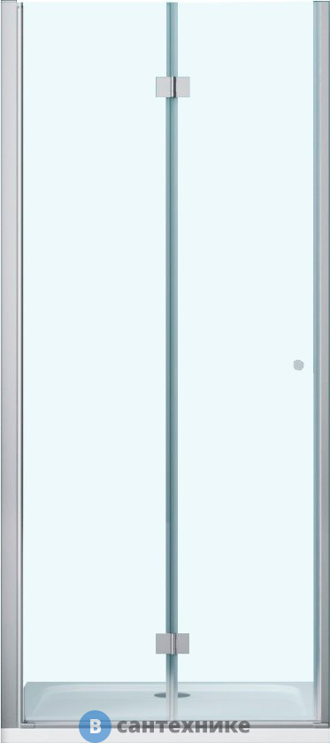 Душевая дверь BelBagno ALBANO-60/40-C-Cr без ответного пристенного магнитного профиля