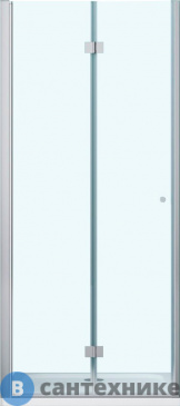 картинка Душевая дверь BelBagno ALBANO-60/40-C-Cr без ответного пристенного магнитного профиля