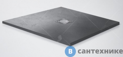 картинка Душевой поддон RGW ST-G квадратный 80*80*2,5 (16152088-02), без сифона