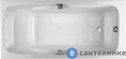картинка Чугунная ванна Jacob Delafon REPOS E2903-00 (180x85), без ножек и сифона