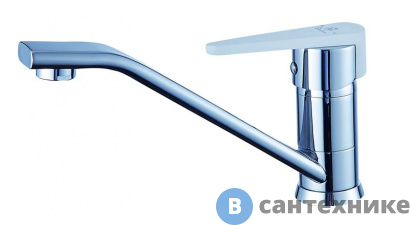картинка Смеситель Diadonna D87449105W для кухни с длинным изливом