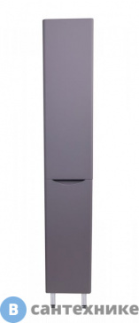 картинка Колонна Style line Бергамо с корзиной, универсальная, Люкс антискрейтч серый, PLUS (2000564819009)