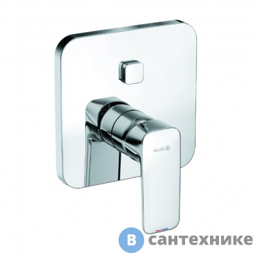 картинка Смеситель Kludi Pure&Style 406590575 для душа, хром, внешняя часть