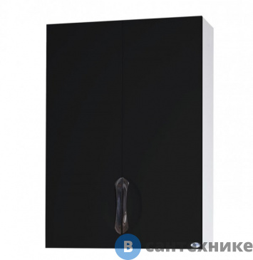 картинка Шкаф Bellezza Лагуна-50 подвесной черный (4642106180048) /1600/