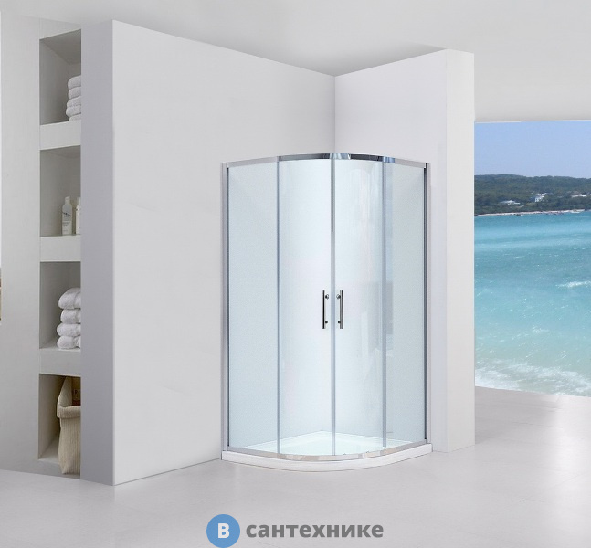 Душевое ограждение Black&White S101 (1000X1000X1950)