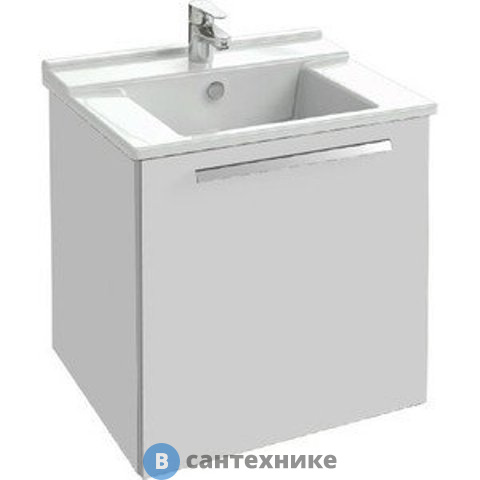 Тумба под раковину Jacob Delafon STRUKTURA EB1284-N18 белый (57x47x56)