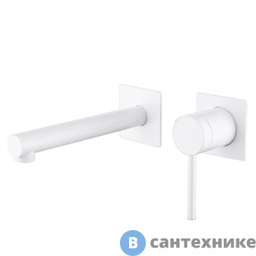 картинка Смеситель ABBER Emotion AF8812W для раковины скрытого монтажа, белый
