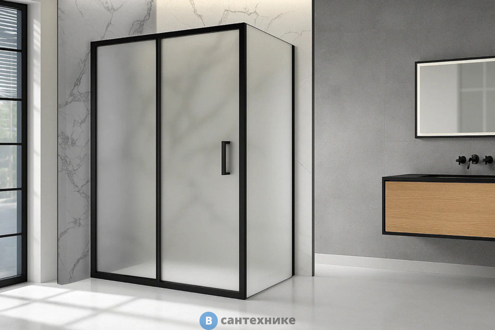 Душевой уголок Royal Bath ACCORD RB 7110HPS-C-BL 110x70x200 (матовое) (RB7110HPS-C-BL)