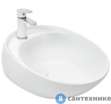 картинка Раковина WELTWASSER ELBACH 1037 накладная (590х380х190)