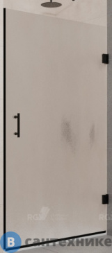 картинка Душевая дверь RGW PA-06B чёрный/Прозрачное/6 мм 90*195 (41080609-14)