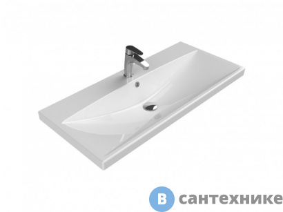 картинка Раковина BelBagno BB-0324-100-LVB 1000x450