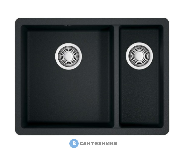 Кухонная мойка OMOIKIRI Kata 55-2-U-BL черный (4993389)