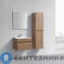 картинка Тумба под раковину Vincea Chiara 600 подвесная, 1 выкатной ящик soft-close, N.Oak (VMC-2C600NO)