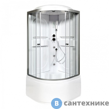 картинка Душевая кабина Deto L680 с гм. и эл.