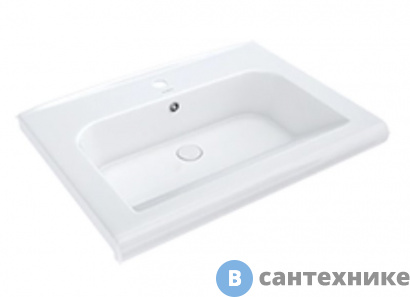 картинка Умывальник на мебель Леонардо 70 СанТа (Леонардо70)