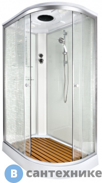картинка Душевая кабина Deto ЕМ1511 L стандартная (1100*800*2200)