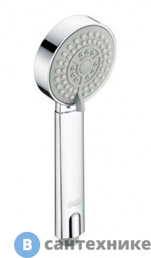 картинка Лейка для душа WasserKRAFT A035 3-функциональная хромоникелевое покрытие, ABS-пластик