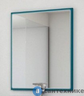 картинка Зеркало Cezares TIFFANY 45045 со встроенной LED подстветкой, системой Антизапотевания, реверсивное Blu Petrolio (73x90)