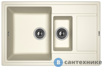 картинка Кухонная мойка FLORENTINA Липси 780К, жасмин FS (20.250.D0780.201)