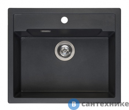 картинка Кухонная мойка Reginox Amsterdam 54 Black Silvery 3,5" (R31049)