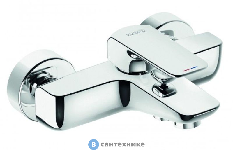 Однорычажный смеситель Kludi AMEO 414450575 для ванны и душа